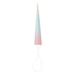 Xenos Verkleedaccessoires|Kinderfeestjes-Hoedjes unicorn - roze/blauw - 6 stuks