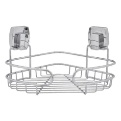 Xenos Doucherekjes-Hoek rek easy lock - 21x21x10 cm