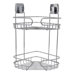 Xenos Doucherekjes-Hoekrek dubbel easy lock - 21x21x34 cm