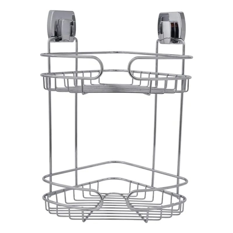 Xenos Doucherekjes-Hoekrek dubbel easy lock - 21x21x34 cm