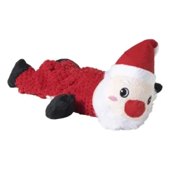 Xenos Huisdieraccessoires|Kerstcadeaus-Hondenspeeltje kerstman - rood