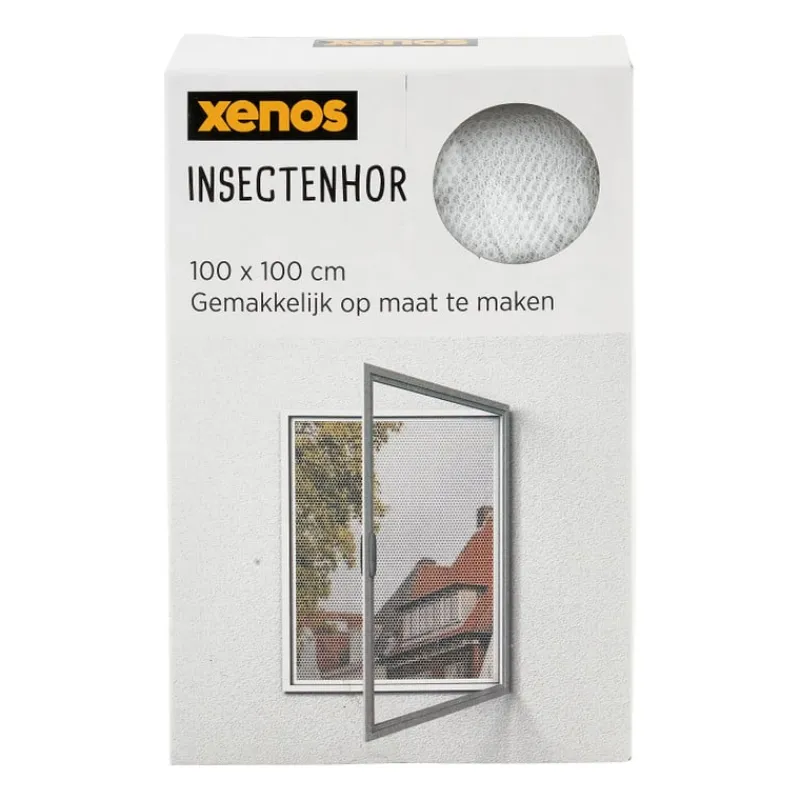 Xenos Hordoeken-Hordoek voor kozijn - wit - 100x100 cm