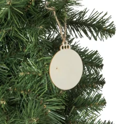 Xenos Kerst Knutselen|Kerstballen-Houten kerstbal DIY - set van 10