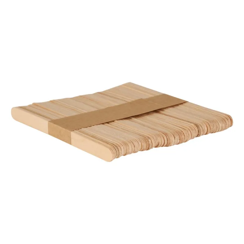 Xenos Knutselspullen-Houten stokjes - 50 stuks