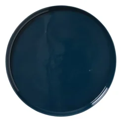 Hugo Kennis Borden-dinerbord - blauw/wit - ø26 cm