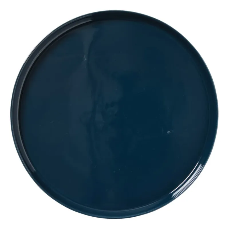 Hugo Kennis Borden-dinerbord - blauw/wit - ø26 cm