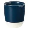 Hugo Kennis Mokken-espresso mok - blauw/wit - 70 ml