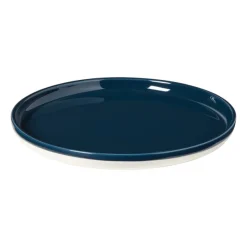 Hugo Kennis Borden-ontbijtbord - blauw/wit - ø20 cm