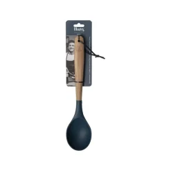 Hugo Kennis Keukengerei-opscheplepel - acaciahout - 34 cm