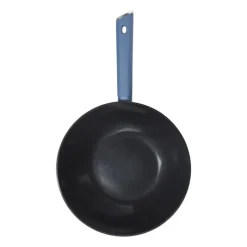 Hugo Kennis Pannen-wokpan - blauw/zwart - ø28x8 cm