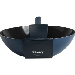 Hugo Kennis Pannen-wokpan - blauw/zwart - ø28x8 cm