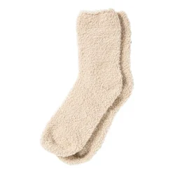 Xenos Winterartikelen|Huissokken-Huissok fluffy - beige - one size
