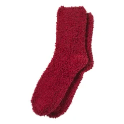 Xenos Winterartikelen|Huissokken-Huissok fluffy - rood - one size