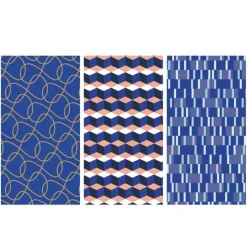 Xenos Inpakpapier-Inpakpapier blauw - diverse varianten - 70x300 cm