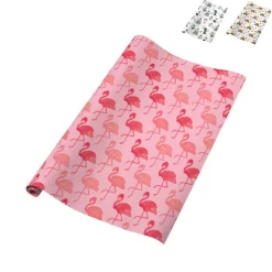 Xenos Inpakpapier-Inpakpapier flamingo/regenboog - diverse varianten - 70x200 cm