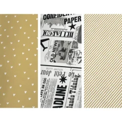 Xenos Inpakpapier-Inpakpapier kraft met print - diverse varianten - 70x200 cm