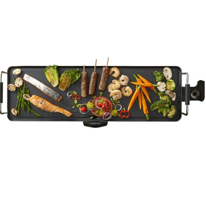 Inventum Fondue|Barbecue-teppanyaki grillplaat - 1800 watt