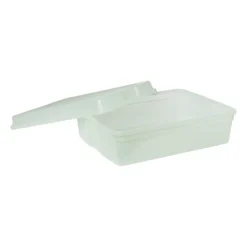 Xenos Opbergboxen-Iris clearbox - 13 liter - groen