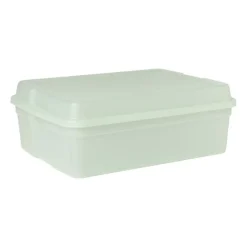 Xenos Opbergboxen-Iris clearbox - 10 liter - groen
