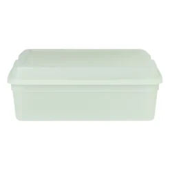 Xenos Opbergboxen-Iris clearbox - 10 liter - groen