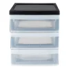 Iris Opbergsystemen-ladesysteem A5 - 3 lades - zwart - 26x22x19 cm