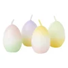 Xenos Sierkaarsen-Kaars eieren dip dye - set van 4 - ø6.5x8m