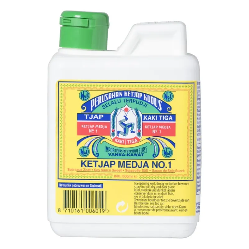 Xenos Indonesische Keuken|Sauzen En Dips-Kaki Tiga - Ketjap medja - 500 ml