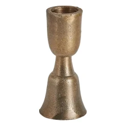 Xenos Kandelaars-Kandelaar - antiek goud - ⌀4x9 cm