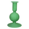 Xenos Kandelaars-Kandelaar 1bol - groen - ø8.5x15 cm