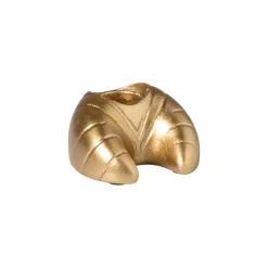 Xenos Kandelaars-Kandelaar croissant Monique - goud - 4x6.5x6.5 cm