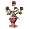 Xenos Kerst|Kerstcadeaus-Kandelaar kerst met rendier - 30.5 cm