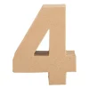 Xenos Hobbyletters-Kartonnen cijfer 4