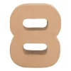 Xenos Hobbyletters-Kartonnen cijfer 8