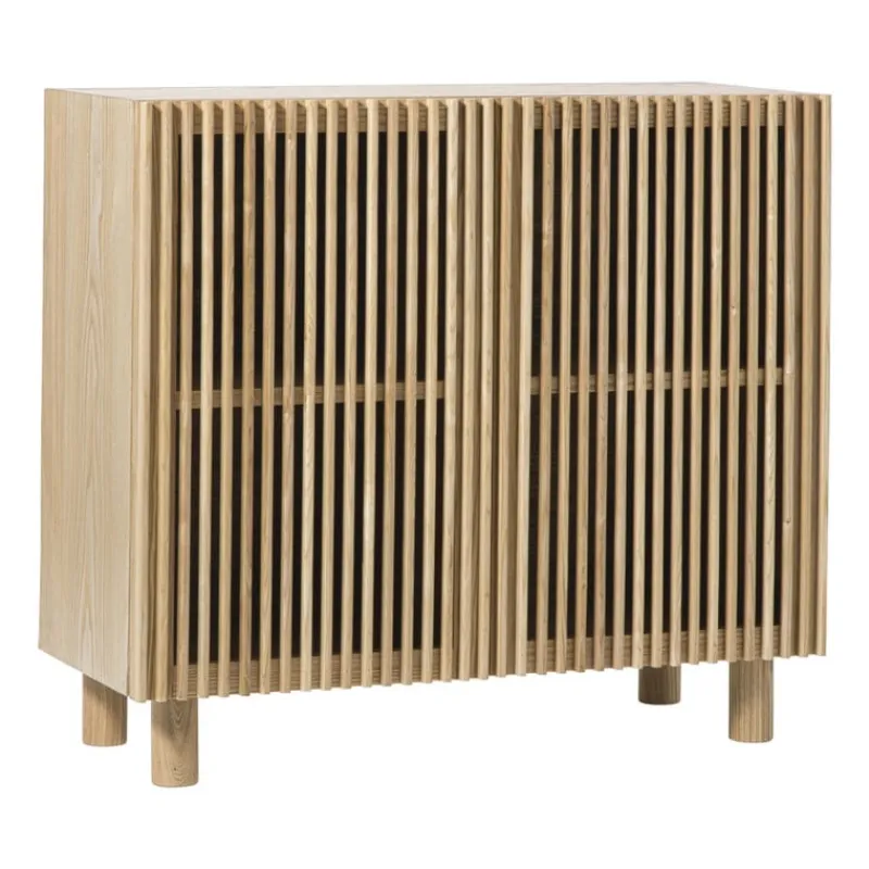 Xenos Kast Met Deuren|Dressoir-Kast Japandi met 2 deuren - bruin - 80x72x33 cm