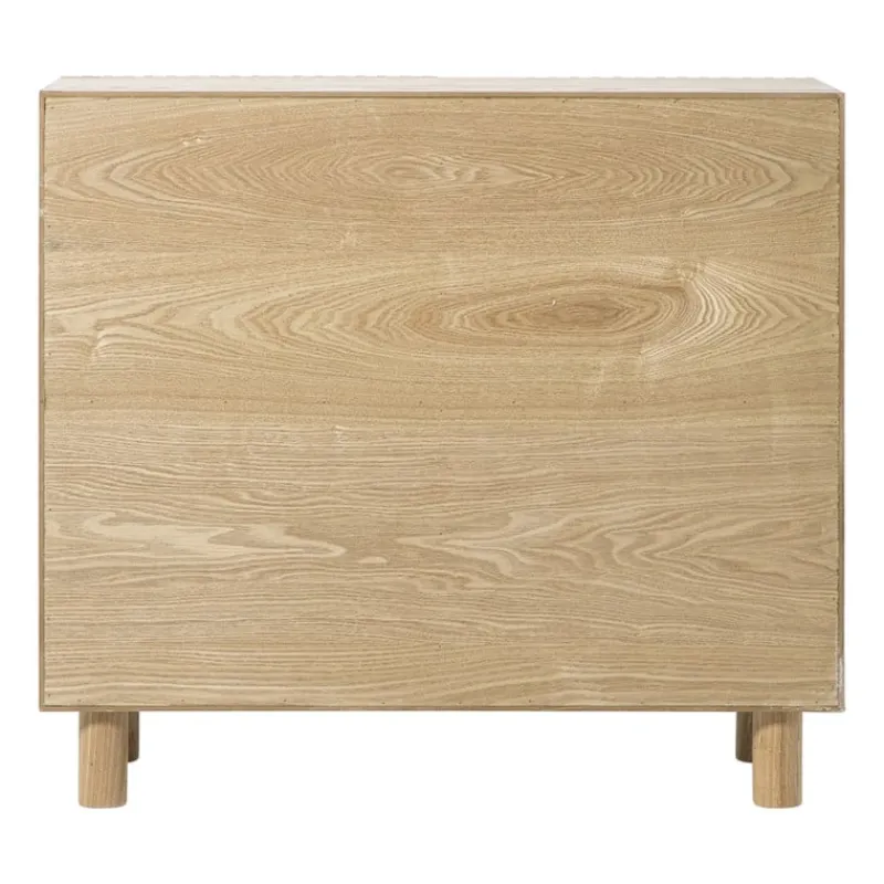 Xenos Kast Met Deuren|Dressoir-Kast Japandi met 2 deuren - bruin - 80x72x33 cm