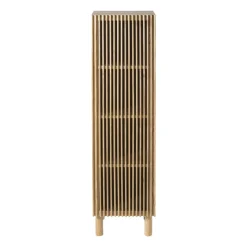 Xenos Kast Met Deuren-Kast Japandi smal - bruin - 145x40x33 cm