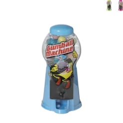 Xenos Snoep|Kerstcadeaus-Kauwgomballenautomaat - diverse kleuren - 12.5 cm