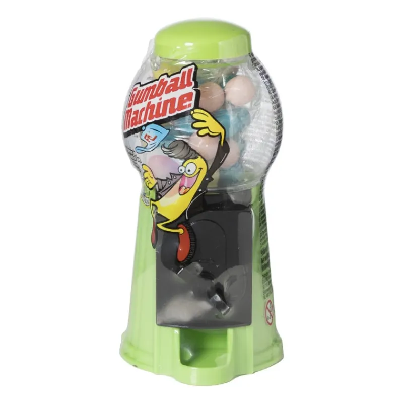 Xenos Snoep|Kerstcadeaus-Kauwgomballenautomaat - diverse kleuren - 12.5 cm