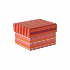Xenos Kerst Inpakken-Kerst cadeau doos klein - multikleur - 7.5x12.5x9.5 cm