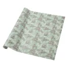 Xenos Kerst Inpakken-Kerst inpakpapier rendier - groen - 70x200 cm