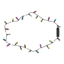 Xenos Kerstverlichting|Kerstboom Verlichting-Kerst lichtslinger met lampjes - multikleur - 90 cm