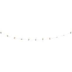 Xenos Kerstverlichting|Kerstboom Verlichting-Kerst lichtslinger met rendiertjes - bruin - 1.9 meter
