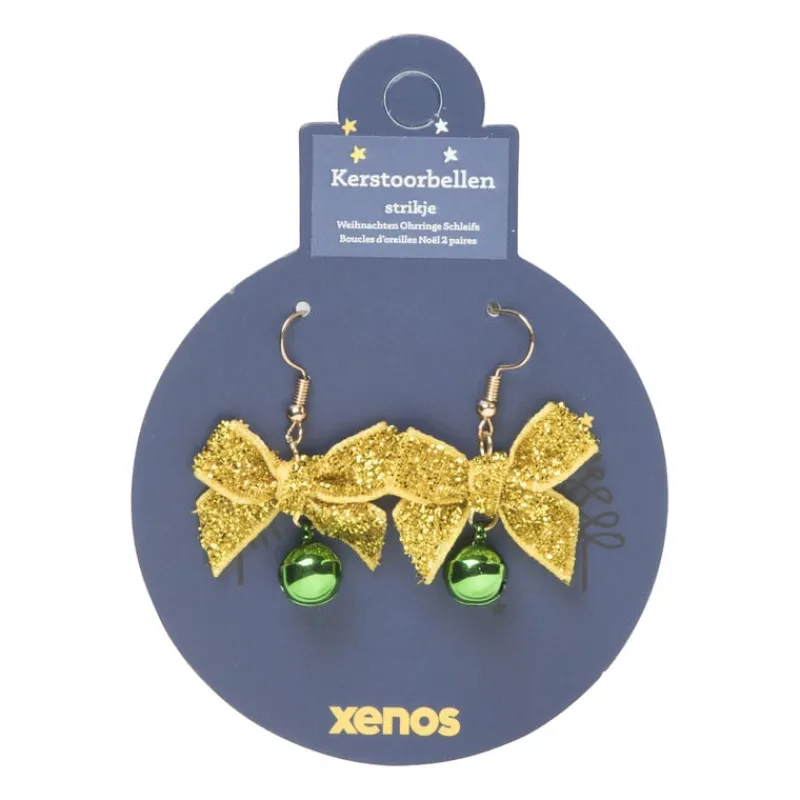 Xenos Kerstcadeaus-Kerst oorbellen strikjes - diverse varianten