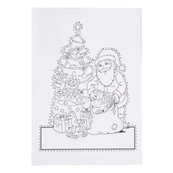 Xenos Kleurboeken|Kerst Knutselen-Kerst prikblok met prikpen - 12 prik- en kleurplaten
