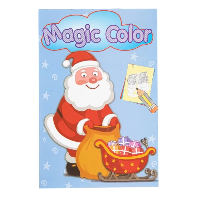 Xenos Kleurboeken|Kerst Knutselen-Kerst toverkrasblok - diverse varianten