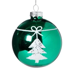 Xenos Kerstballen-Kerstbal boom - rood - diverse varianten