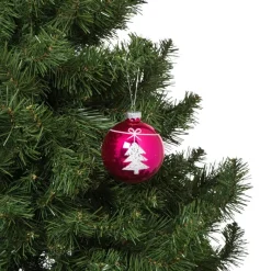 Xenos Kerstballen-Kerstbal boom - rood - diverse varianten