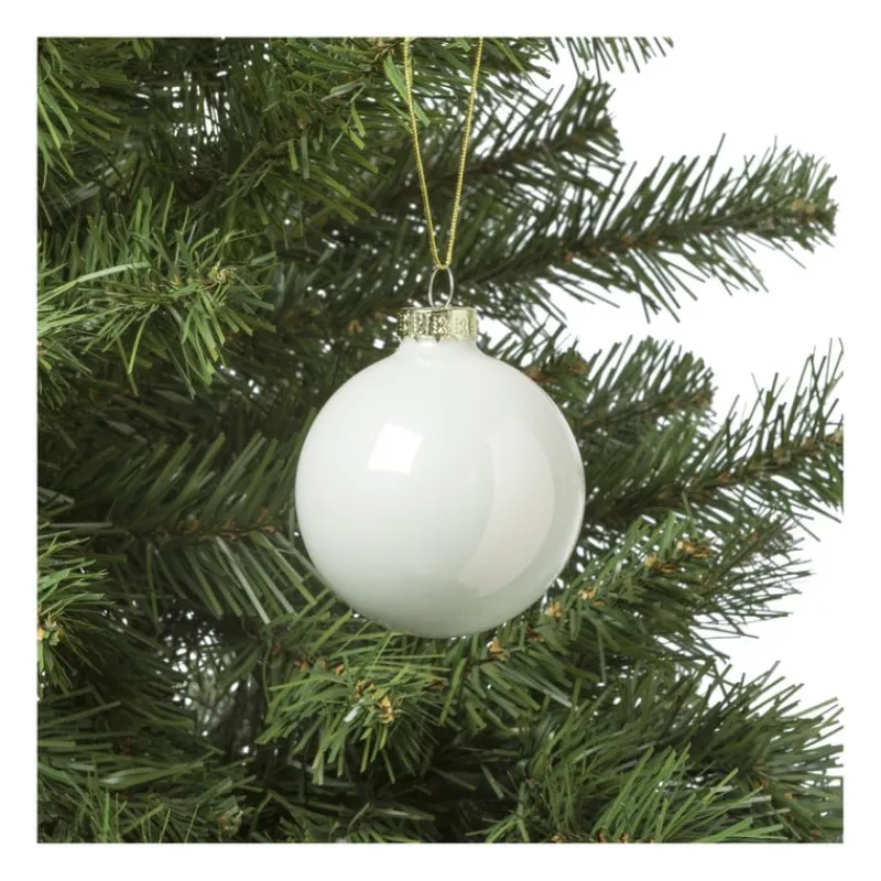 Xenos Kerstballen-Kerstbal box - set van 8 - ø7 cm
