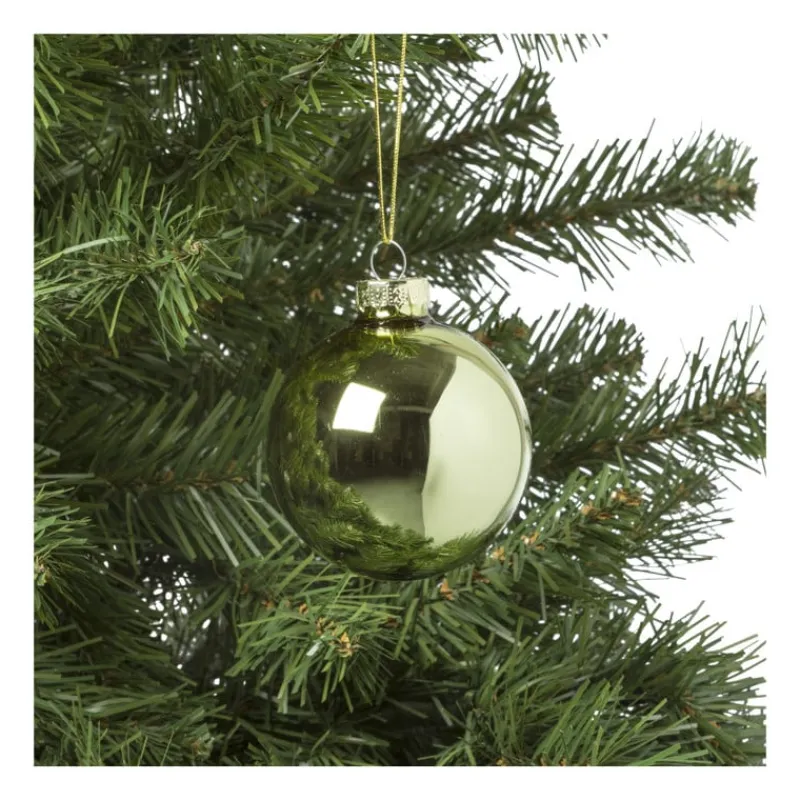 Xenos Kerstballen-Kerstbal box - set van 8 - ø7 cm