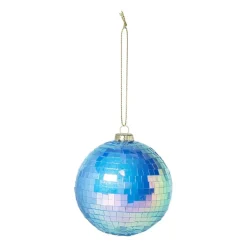 Xenos Kerstballen-Kerstbal discobal - blauw